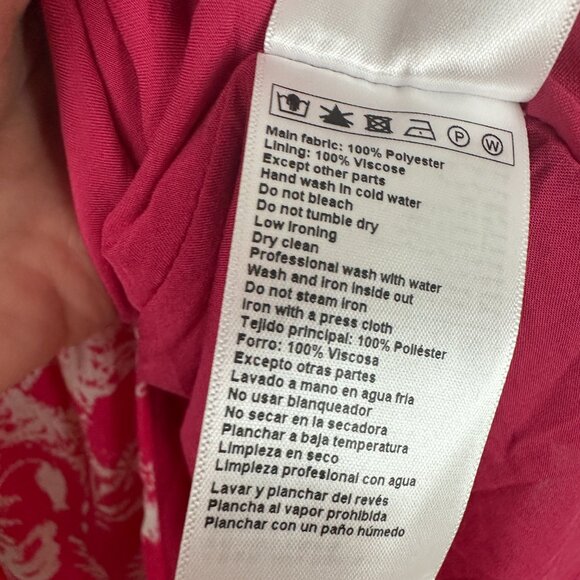 NWT ba&sh Ulia Wrap Summer Mini Dress Rose Pink Print Size 8 Large - Picture 11 of 13